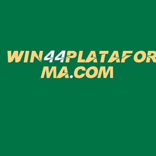 Logo da WIN44PLATAFORMA